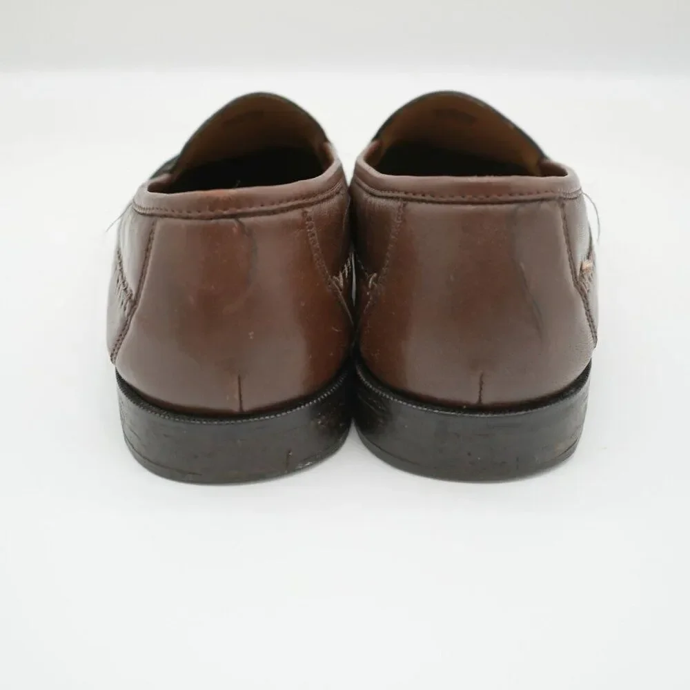 Florsheim Aligator Leather Tassel Dress Loafers Shoes Brown‎ 13D
